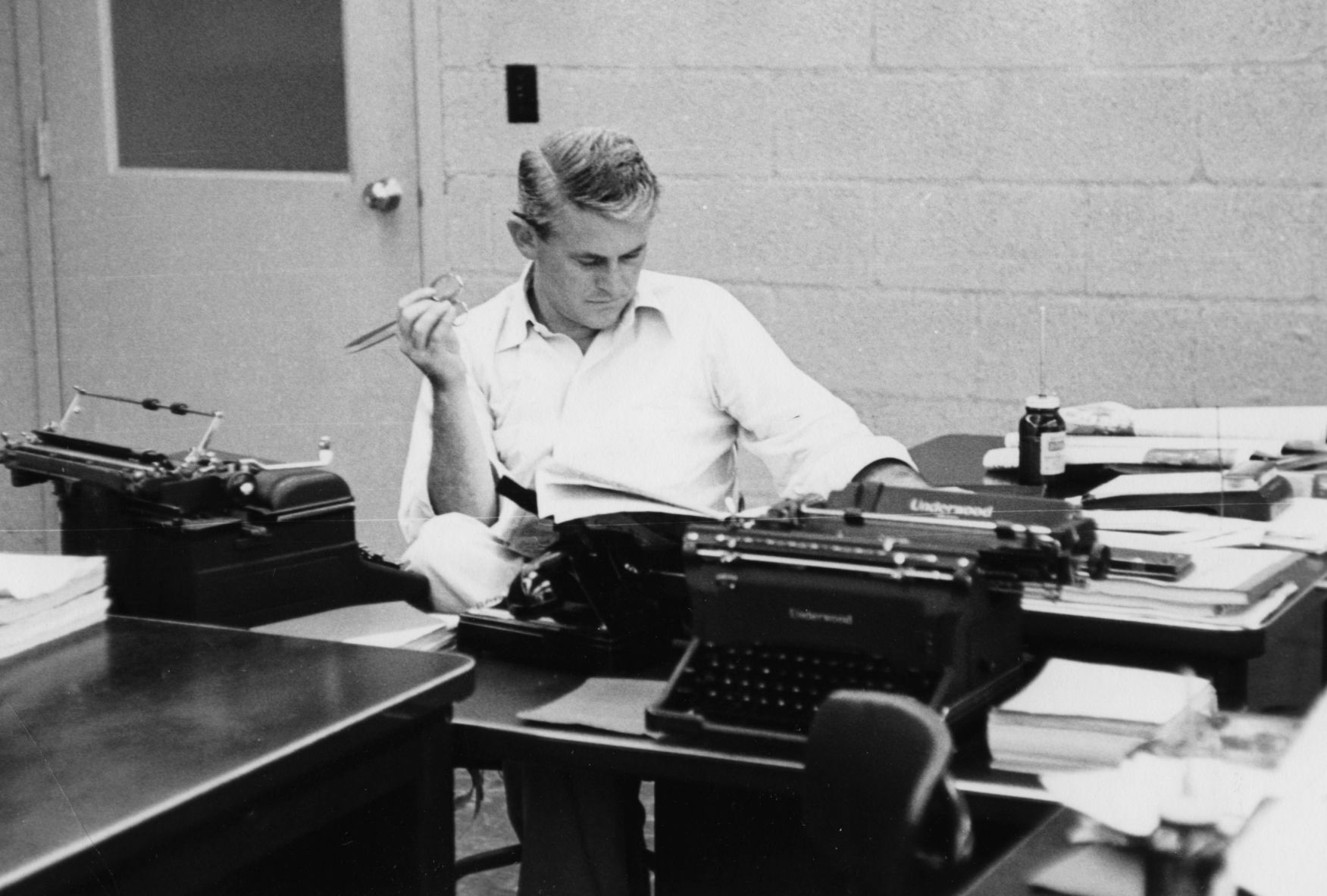 Tucson Citizen newsroom, 1954